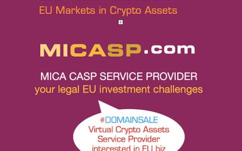 MICA CASP mica regulated crypto asset service provider in EU