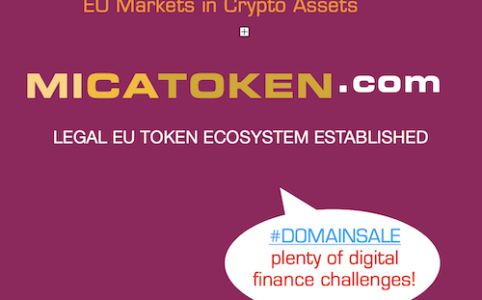 #Domainsale MICAtoken.com Regulation of EU crypto asset investments