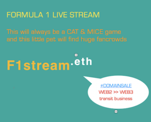 Formula One live streams around the world F1stream.eth Domainsale