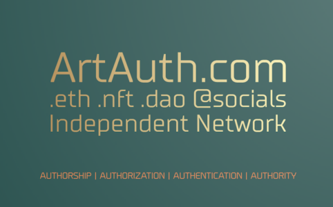 ArtAuth.com .eth .dao .nft @socials - Multipurpose independent Network - BUNDLE Domainsale